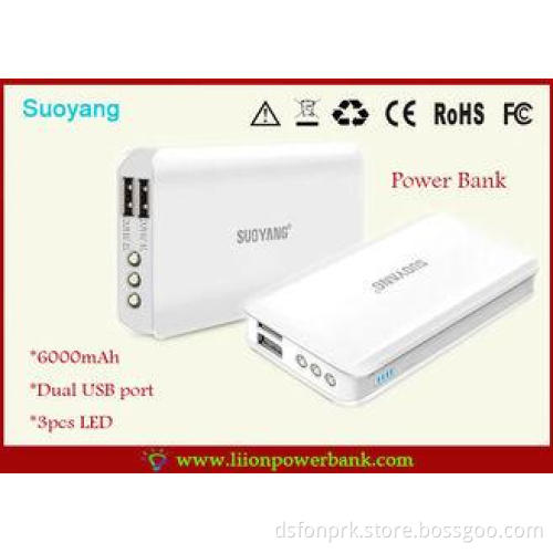 Portable Tablet pc / pad /camera / samsung Power Bank USB 6